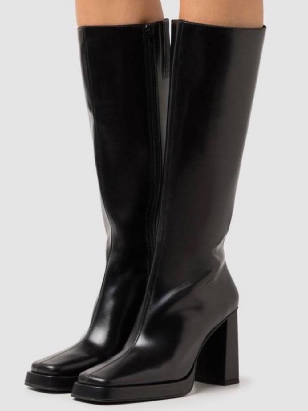 JEFFREY CAMPBELL MAXIMAL BOOTS IN BLACK SIZE 8 (USED/WORN CONDITION) - Picture 14 of 15